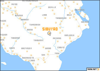 map of Sibuyao