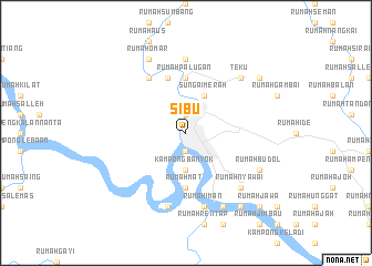 map of Sibu