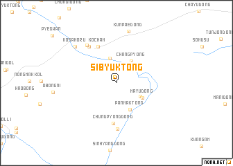 map of Sibyuk-tong