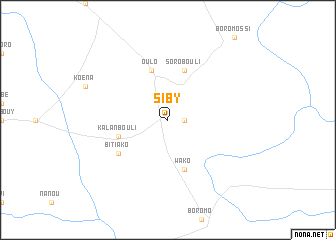 map of Siby