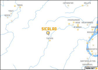 map of Sicalao