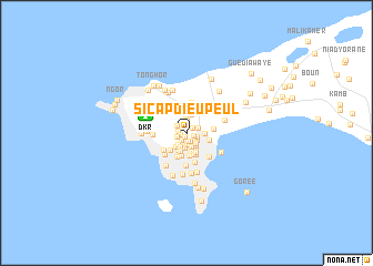 map of S.I.C.A.P. Dieupeul