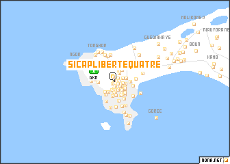 map of S.I.C.A.P. Liberté Quatre