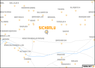 map of Sīchānlū