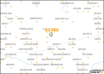 map of Sichau