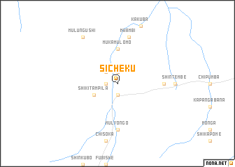 map of Sicheku