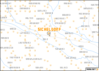 map of Sicheldorf