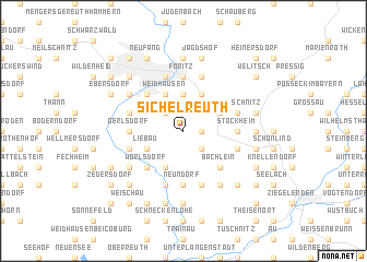 map of Sichelreuth