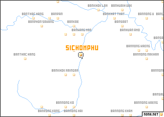 map of Si Chomphu