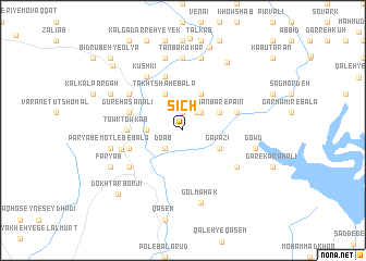 map of Sīch