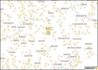 map of Šići