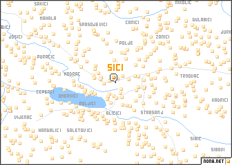 map of Šići