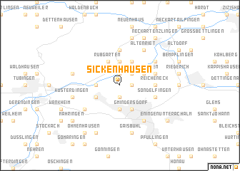 map of Sickenhausen