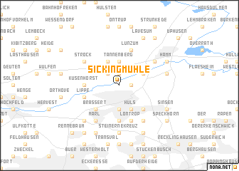 map of Sickingmühle