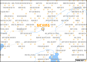 map of Sicking