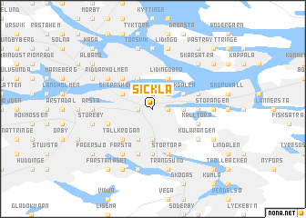 map of Sickla