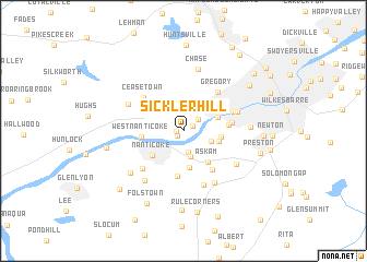 map of Sickler Hill