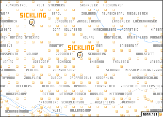 map of Sickling