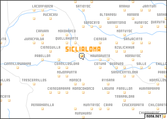 map of Siclialoma