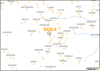 map of Sicole