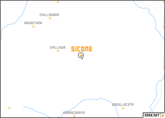 map of Sicone