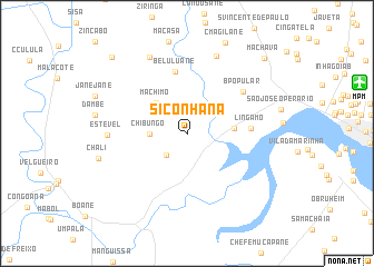 map of Siconhana