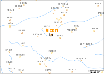 map of Sicoti