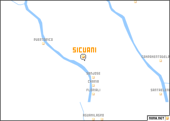 map of Sicuani