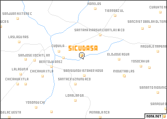 map of Sicudasa