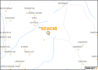 map of Sicuicho