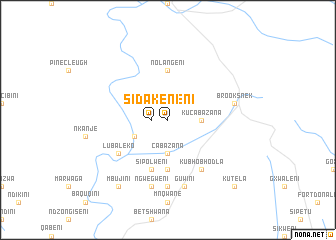 map of Sidakeni