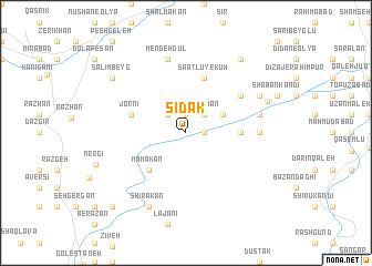 map of Sīdak