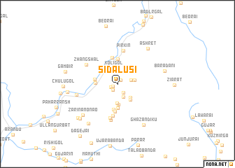 map of Sidālūsi