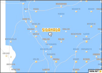 map of Sidamada