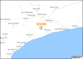 map of Sidani