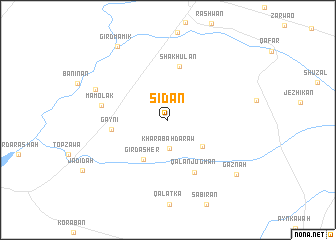 map of Sīdān