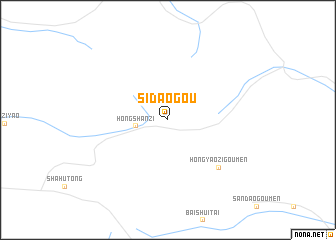 map of Sidaogou