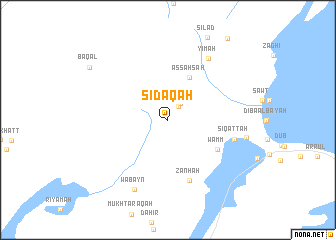 map of Şidaqah