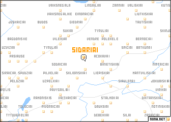 map of Sidariai