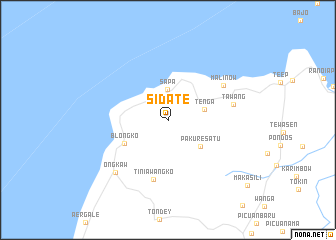 map of Sidate