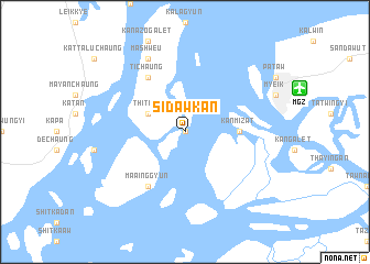 map of Sidawkan