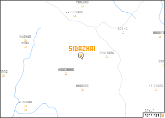 map of Sidazhai