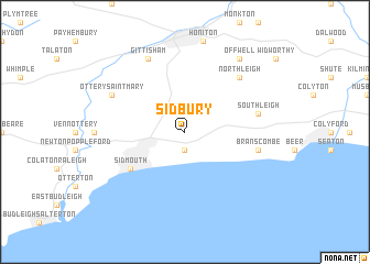 map of Sidbury