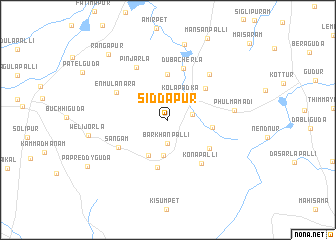 map of Siddapur