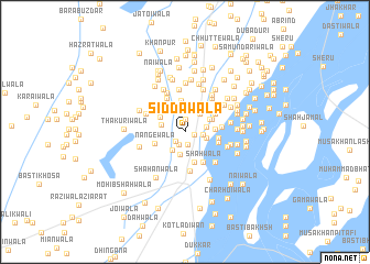 map of Siddawāla