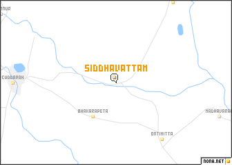map of Siddhavattam