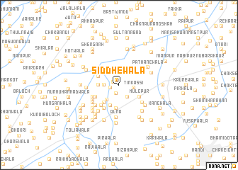 map of Siddhewāla