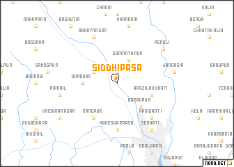 map of Siddhipāsa