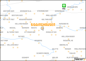 map of Siddinghausen