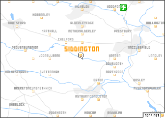 map of Siddington